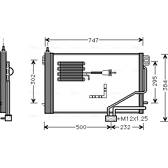 Condenseur climatisation AVA QUALITY COOLING  - MSA5298D