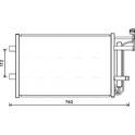 Condenseur climatisation AVA QUALITY COOLING  - MZ5252D