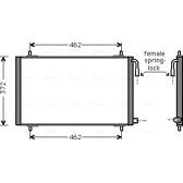 Condenseur climatisation AVA QUALITY COOLING  - PE5191