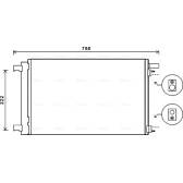 Condenseur climatisation AVA QUALITY COOLING  - PEA5364D