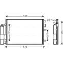 Condenseur climatisation AVA QUALITY COOLING  - RT5376D
