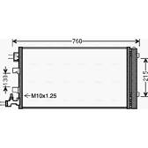 Condenseur climatisation AVA QUALITY COOLING  - RTA5449D
