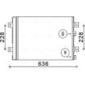 Condenseur climatisation AVA QUALITY COOLING  - RTA5467D