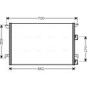 Condenseur climatisation AVA QUALITY COOLING  - SBA5060