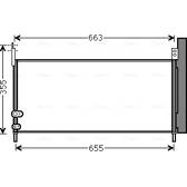 Condenseur climatisation AVA QUALITY COOLING  - TO5576D
