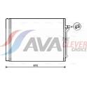 Condensator, airconditioning AVA QUALITY COOLING  - BW5409D
