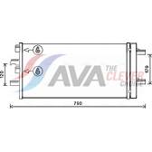 Condensator, airconditioning AVA QUALITY COOLING  - BW5550D