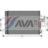 Condensor, airconditioning AVA QUALITY COOLING  - FDA5427D