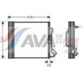 Condensator, airconditioning AVA QUALITY COOLING  - MCA5010D