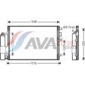 Condensator, airconditioning AVA QUALITY COOLING  - RT5376D