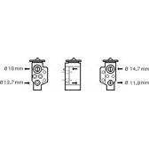 Détendeur de climatisation AVA QUALITY COOLING  - VN1243