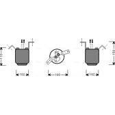 Dryer, air conditioning AVA QUALITY COOLING  - BWD225