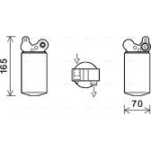 Dryer, air conditioning AVA QUALITY COOLING  - VOD185