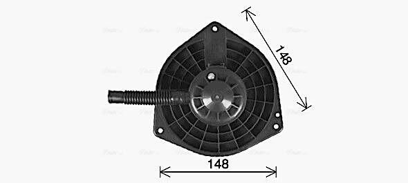 Electric Motor, interior blower