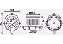 Electric Motor, interior blower