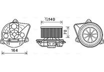 Electric Motor, interior blower