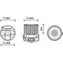 Electric Motor, interior blower AVA QUALITY COOLING  - PE8372