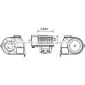 Electric Motor, interior blower AVA QUALITY COOLING  - RT8617
