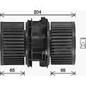 Electric Motor, interior blower AVA QUALITY COOLING  - RT8666