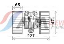 Elektrische motor, interieurventilatie