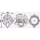 Elektrische motor, interieurventilatie AVA QUALITY COOLING  - CN8310