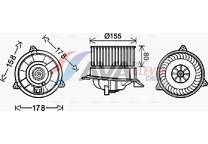 Elektrische motor, interieurventilatie