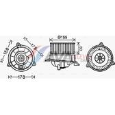 Elektrische motor, interieurventilatie AVA QUALITY COOLING  - FD8495