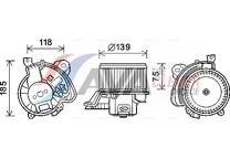 Elektrische motor, interieurventilatie