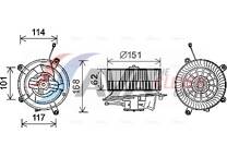 Elektrische motor, interieurventilatie