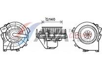 Elektrische motor, interieurventilatie