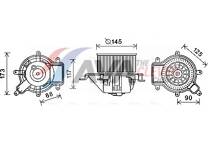 Elektrische motor, interieurventilatie