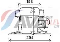 Elektrische motor, interieurventilatie