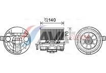 Elektrische motor, interieurventilatie