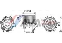 Elektrische motor, interieurventilatie