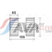 Elektrisk motor, kupéfläkt AVA QUALITY COOLING  - BW8475