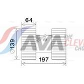 Elektrisk motor, kupéfläkt AVA QUALITY COOLING  - BW8480