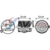 Elektrisk motor, kupéfläkt AVA QUALITY COOLING  - DN8383