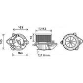 Elektromotor, Innenraumgebläse AVA QUALITY COOLING  - CN8510