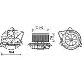 Elektromotor, Innenraumgebläse AVA QUALITY COOLING  - OL8623