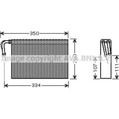 Evaporateur de climatisation AVA QUALITY COOLING  - BWV305