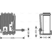 Evaporateur de climatisation AVA QUALITY COOLING  - HYV094