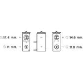 Expansion Valve, air conditioning AVA QUALITY COOLING  - PE1376