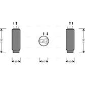 Filterdroger AVA QUALITY COOLING  - ALD003