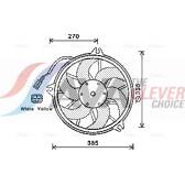 Fläkt, kylare AVA QUALITY COOLING  - CN7536