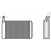 Heat Exchanger, interior heating AVA QUALITY COOLING  - VN6061