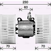Heater blower motor AVA QUALITY COOLING  - MS8774
