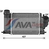 Intercooler, inlaatluchtkoeler AVA QUALITY COOLING  - DN4469