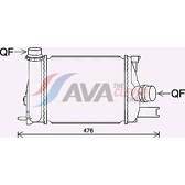 Interkoeler, tussenkoeler AVA QUALITY COOLING  - RT4642