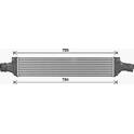 Intercooler AVA QUALITY COOLING  - AI4433