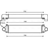 Intercooler AVA QUALITY COOLING  - AUA4218